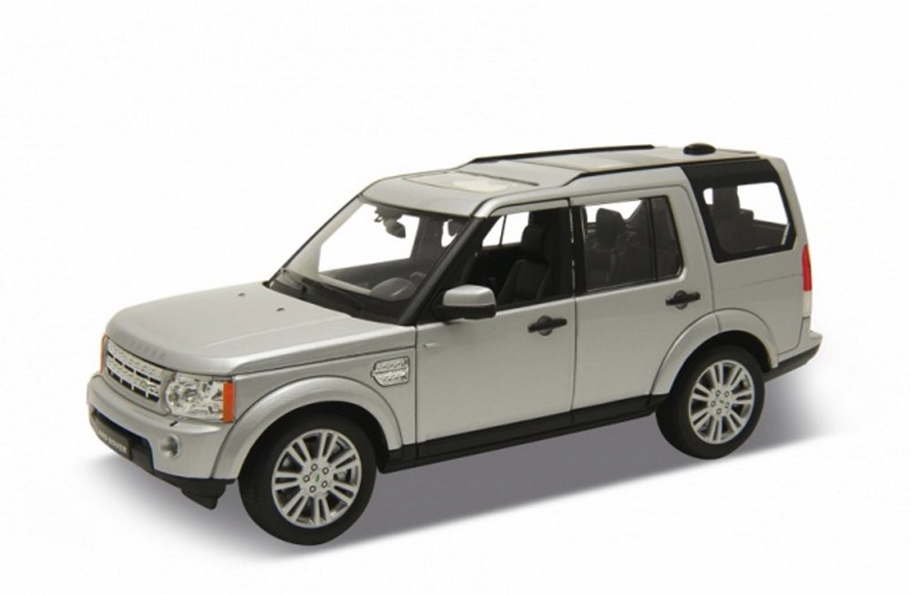 WELLY LAND ROVER DISCOVERY 4 SILVER 1/24-1/27 DIECAST MODEL CAR 24008